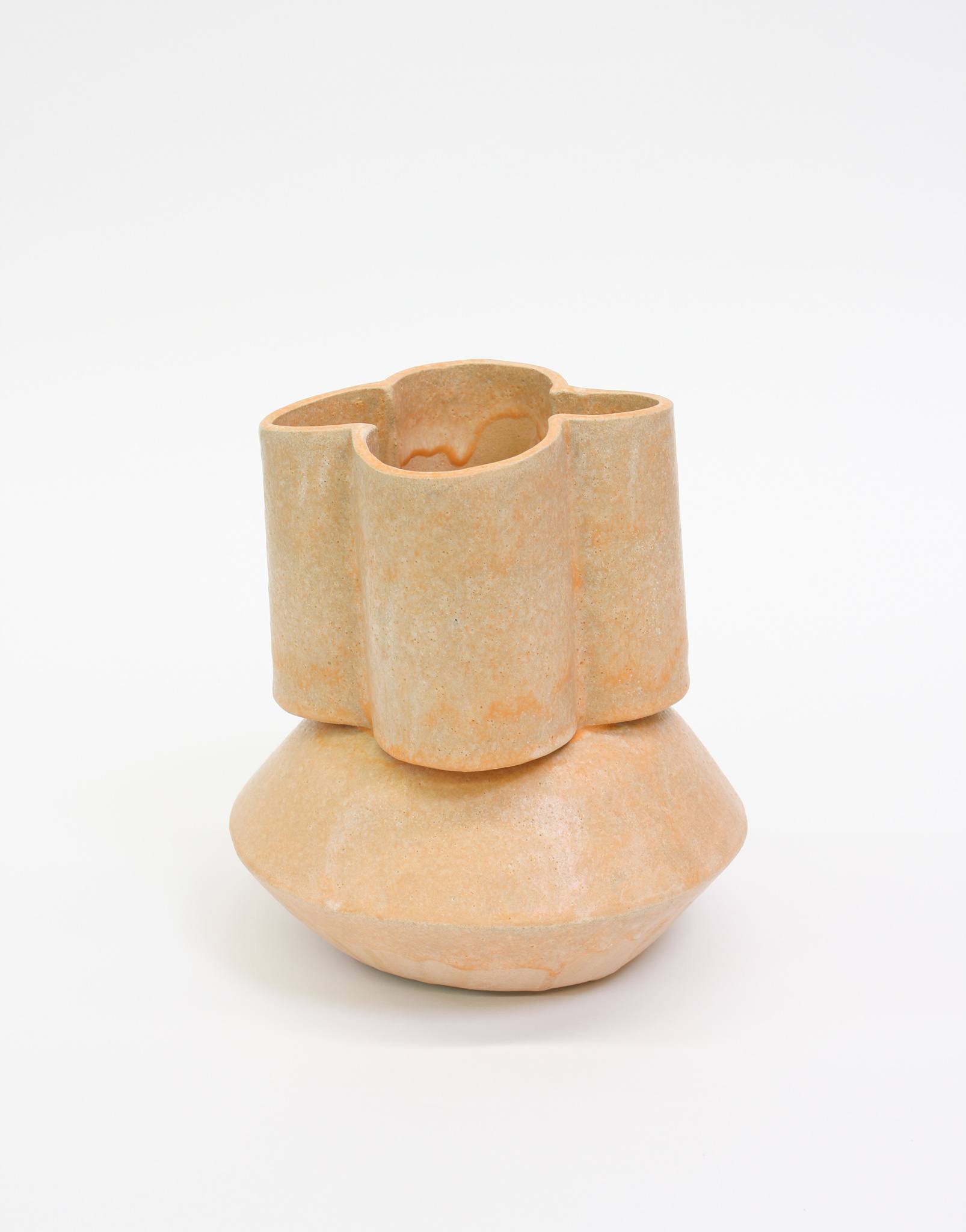 Oval Scallop Vase